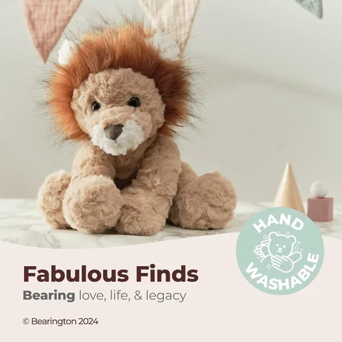 Miniatura 3 de Bearington Dinky Elefante de Peluche Animal Relleno - Elefante Bebé Suave de 11" con Orejas Caídas y Cuerpo Abrazable - Adorable Juguete