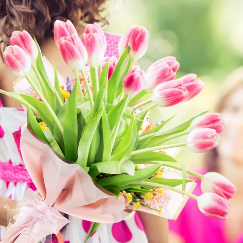 Miniatura 6 de Fainne 100 hojas de papel de regalo de flores, papel de regalo floral a granel, impermeable, suministros de ramo de floristería coreana, regalo