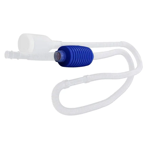 Miniatura 2 de Bettomshin Bomba de transferencia de líquido de mano de plástico/combustible, sifón de combustible para cortadoras de césped, bombeo manual