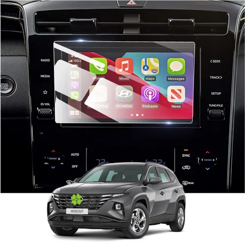 Miniatura 25 de 3 protectores de pantalla para trajes para Hyundai Tucson/Santa Cruz 2022+ accesorios de vidrio templado 9HD compatible con Hyundai Tucson/Santa