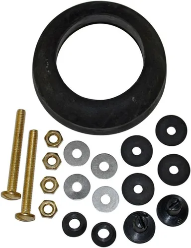 Miniatura 3 de Danco 88359 Kit de reparación de inodoro de tanque a tazón para Eljer, color negro