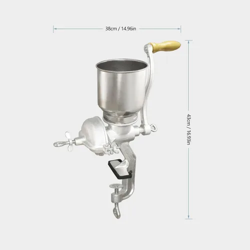 Miniatura 2 de HAWOK Molinillo de grano de hierro fundido, molinillo de café Maual con tolva grande