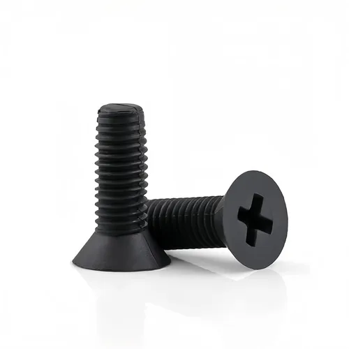 Miniatura 22 de NACX Tornillos de cabeza plana avellanados Phillips M6 x 0.551 in, A2-70, tono plateado, acero inoxidable 304, 60