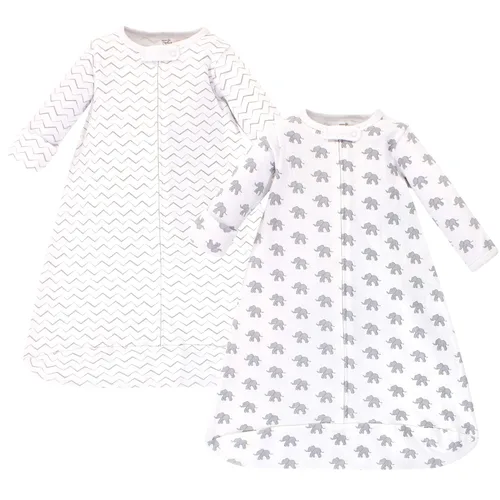 Miniatura 4 de Touched by Nature Saco de dormir unisex de algodón orgánico de manga larga para bebé, manta, mariposas brillantes, 0-3 meses