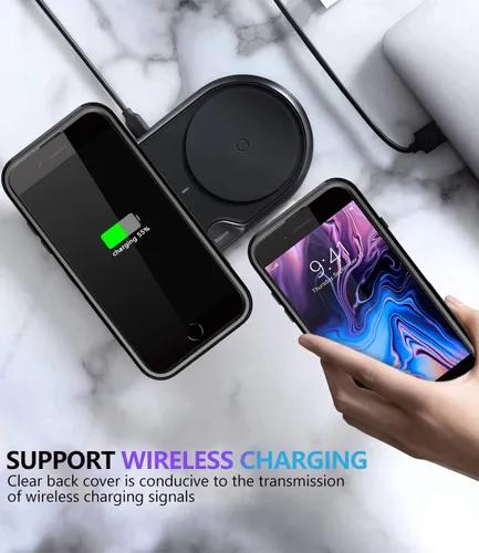 Miniatura 7 de Diverbox Funda [A prueba de golpes] [A prueba de caídas] [A prueba de polvo], Cubierta de protección resistente para teléfono para Apple iPhone 8