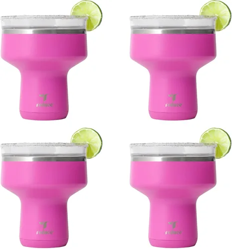 Miniatura 22 de Reduce Saltini - Vaso de cóctel de 16 onzas, vaso aislado de margarita con tapa, mantiene las bebidas frías durante 10 horas, alternativa al vaso