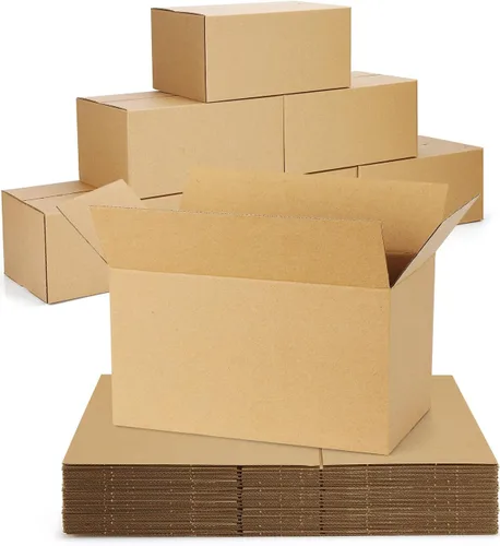 Miniatura 13 de Paquete de 40 cajas de envío pequeñas de 6x4x4, cajas de cartón corrugado para embalaje para pequeñas empresas, cajas marrón para envíos por correo