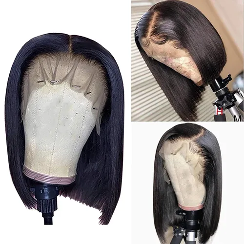 Miniatura 25 de Peluca Balayage Wear and Go sin pegamento, predepilada 12A, densidad del 220%, encaje frontal, peluca de cabello humano 6x5, precortada, pelucas