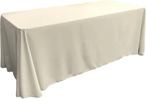 Miniatura 119 de LA Linen Mantel rectangular lavable de popelín de poliéster, resistente a las manchas y a las arrugas, cubierta de mesa 60x84, mantel de tela