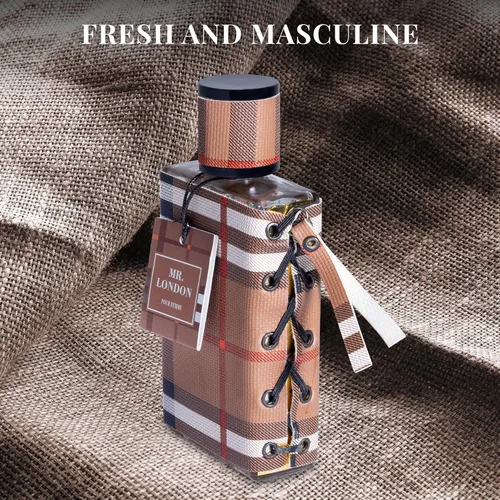 Miniatura 3 de Mr London - Eau De Parfum para hombre, fragancia amaderada de ámbar refinado, bergamota fresca y masculina, lavanda y canela cálida, tonos únicos