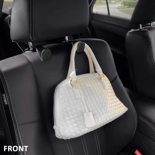 Miniatura 3 de AMVOYOA Ganchos para reposacabezas para bolsos y bolsas, colgador para reposacabezas del asiento trasero del automóvil, gancho de almacenamiento