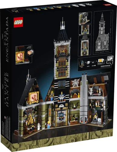 Miniatura 5 de LEGO Icons - Juego de construcción de casa embrujada 10273, kit de casa embrujada, manualidades creativas para adultos y familia, kit