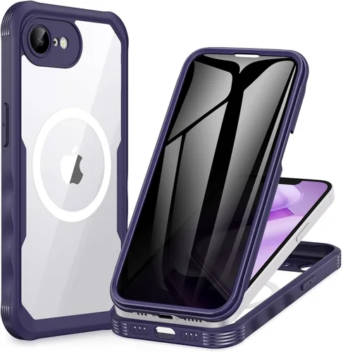 Miniatura 134 de CENHUFO Funda de privacidad para iPhone 11 Pro, funda de cuerpo completo con protector de pantalla de privacidad de vidrio templado 9H integrado