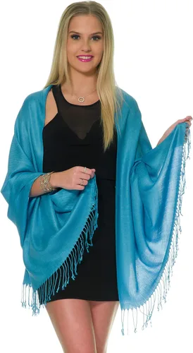 Miniatura 149 de Pashminas, chales y mantones para usar con vestidos de noche y en bodas, grandes y suaves