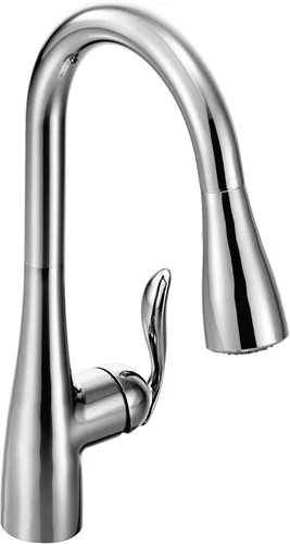 Miniatura 19 de Moen Arbor Chrome Motionsense Wave Touchless Grifo de cocina desplegable de una manija con limpieza eléctrica, 7594EWC Cromo