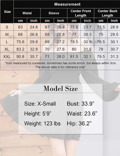 Miniatura 3 de Hotouch Dresses for WomenSquare NeckLong Puff SleeveOff Shoulder A-LineCasual Short Mini Dress