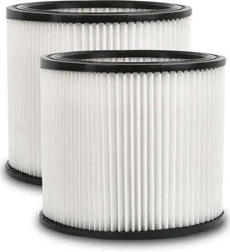 Miniatura 2 de 90304 Filtro de repuesto para aspiradoras Shop Vac 90304, 90350, 90333, 90585, de 5 galones y superiores (2 filtros de repuesto+2 tapas)