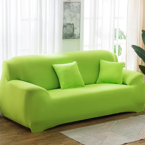 Miniatura 11 de Morbuy Funda súper elástica para sofá, 4 piezas de elastano, funda de sofá modular de color sólido con parte inferior elástica, protector de muebles