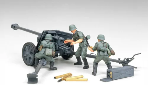 Miniatura 6 de Tamiya Models Kit modelo alemán 2.953 in Pak 40/L46 ATG