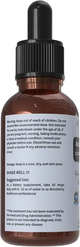 Miniatura 3 de Gotas líquidas de astaxantina infundidas con aceite de oliva virgen extra prensado en frío, 12 mg por porción, soporte antioxidante natural, botella