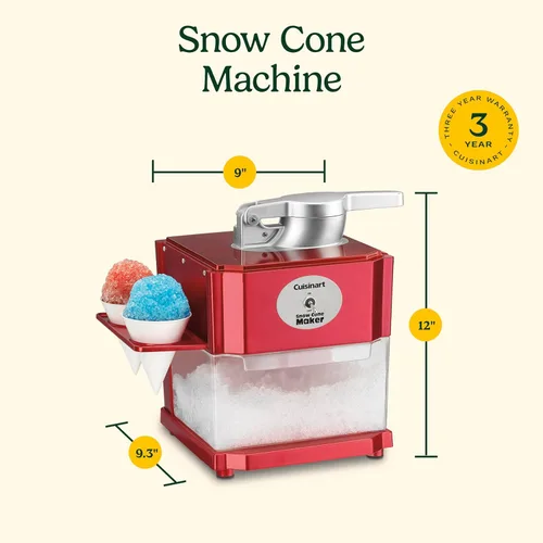 Miniatura 7 de Cuisinart Máquina para Hacer Conos de Nieve SCM-10P1