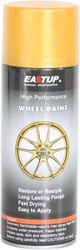 Miniatura 13 de EASTUP Pintura Metálica Premium Oro Champán para Llantas - Acabado Brillante, Alta Durabilidad, Resistente al Desvanecimiento, Pintura en Aerosol