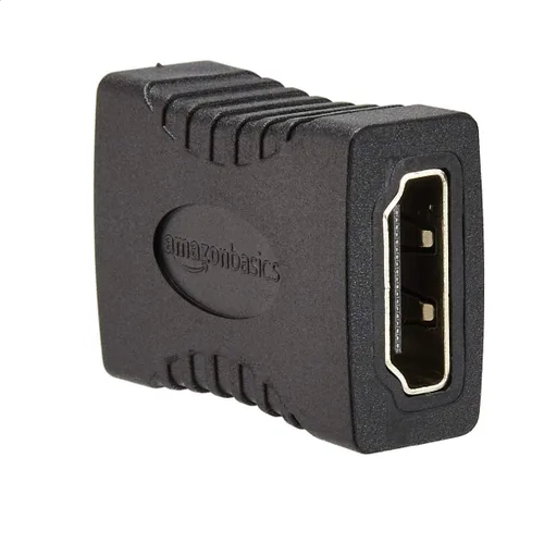 Miniatura 2 de Amazon Basics Adaptador acoplador HDMI hembra a hembra (paquete de 2), 29 x 22mm, negro