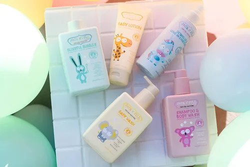 Miniatura 7 de Jack N' Jill Natural Bathtime - Champú y gel de baño para niños y bebés, adecuado para pieles sensibles, dermatológicamente probado, sin