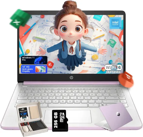 Miniatura 7 de HP Laptop 14 para productividad y entretenimiento, pantalla FHD de 14 pulgadas, 16 GB de RAM, SSD de 1 TB, procesador AMD Ryzen 3 de hasta 3.5 GHz