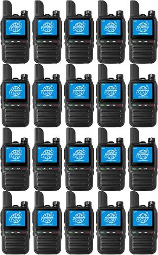 Miniatura 21 de KAYOTOM Radios bidireccionales de alcance ilimitado gratuito de por vida, comunicación global rápida PTT Pulsar para hablar y escuchar a través