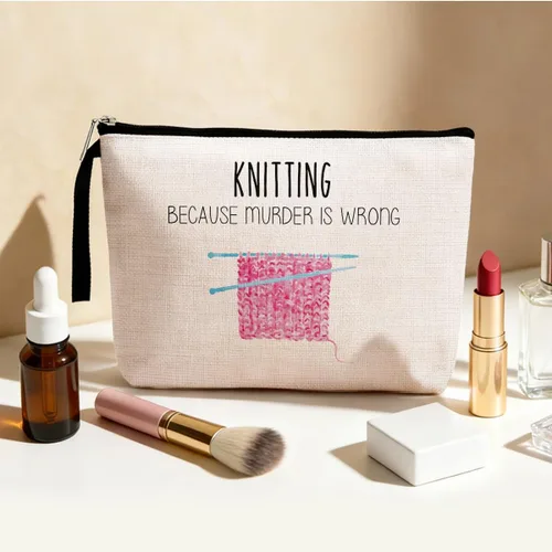 Miniatura 3 de Hanamiya Na Regalos de Compromiso para Mujeres Bolsa de Maquillaje Divertida de Ganchillo Regalo de Tejer Regalo de Ganchillo Multicolor 0037