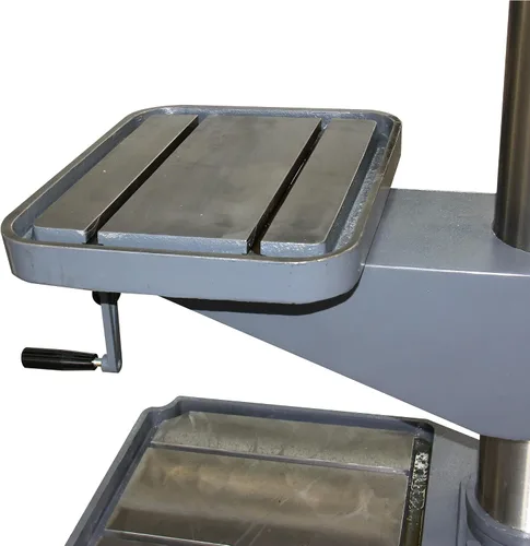 Miniatura 7 de KAKA INDUSTRIAL Prensa de taladro de piso, oscilación de 26 pulgadas, perforación máxima de 1.57 pulgadas, 2.2 kW 220 V trifásica, 8 velocidades