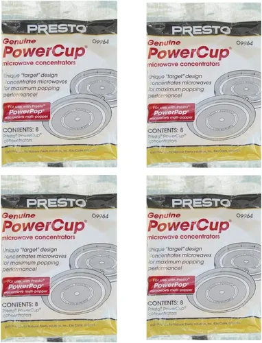 Miniatura 2 de Presto 09964 - Taza concentradora de palomitas de maíz Power Pop Powercup para microondas, paquete de 32