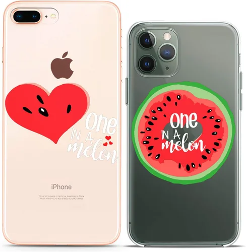 Miniatura 18 de Fundas a juego para parejas compatibles con iPhone 15 14 13 12 11 Pro Max Mini Xs 6s 8 Plus 7 Xr 10 SE 5 papas fritas transparente comida chatarra