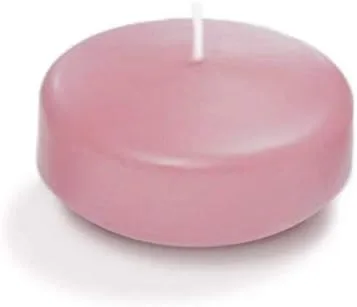 Miniatura 11 de yummi Caja de 18 velas flotantes color rojo rubí de 3 pulgadas