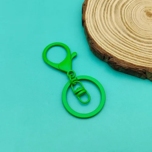 Miniatura 6 de 30 llaveros con cierre de langosta para fabricación de joyas, broches de metal giratorios con cierres giratorios, clips de gancho, anillo de llavero