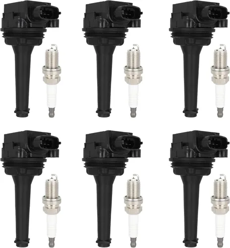 Miniatura 50 de ECCPP UF816 4 bobinas de encendido con 4 bujías de iridio 95125 para Hyundai Elantra Sonata Kona para Kia Forte Optima 2.0L GN10877 UF816 UF-816