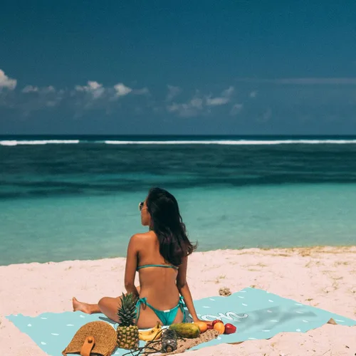 Miniatura 4 de Toalla de playa personalizada de frutas de verano, toallas de playa personalizadas para playa, baño, piscina, manta de sol para niños y adultos