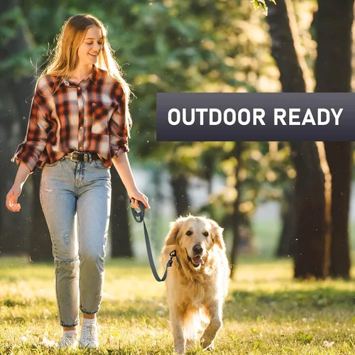 Miniatura 9 de Biothane - Correa para perro extra resistente, fabricada en Estados Unidos, correas impermeables para perros grandes, medianos y pequeños, correa