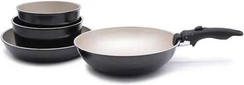 Miniatura 2 de LAGUIOLE, Juego de cocina extraíble de 5 piezas, revestimiento antiadherente, compatible con todas las encimeras, inducción, aluminio, revestimiento