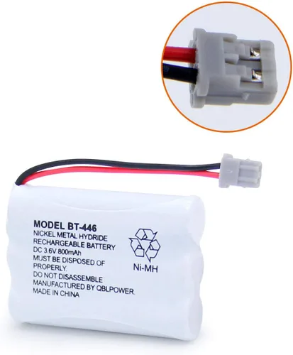 Miniatura 2 de BT446 BT-446 Batería inalámbrica recargable para teléfono compatible con Uniden BBTY0503001 BT-1004 BT-1005 GE-TL26402 BT-504 CPH-488B 3.6V 800mAh