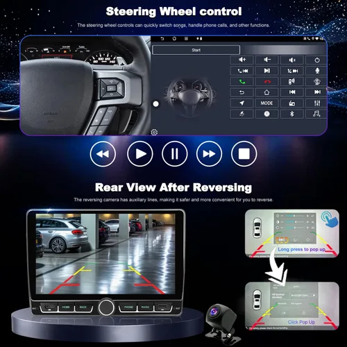 Miniatura 5 de Radio de coche 4+64G para Ford F150 F-150 2009 2010 2011 2012 2013 2014, pantalla táctil IPS CarPlay inalámbrica y Android Auto Stereo, 5G WiFi