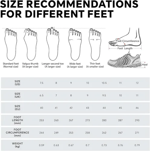Miniatura 7 de SPIEZ Zapatos de trabajo para hombres, zapatos de seguridad con punta compuesta, antideslizantes, a prueba de pinchazos, ligeros, transpirables