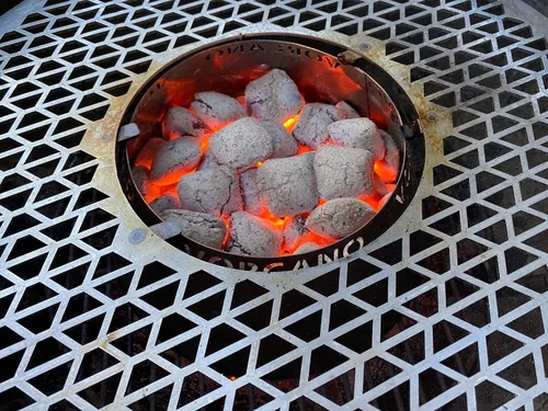 Miniatura 7 de Vorcano BBQ Brand - Cono de parrilla de carbón Vortex de acero inoxidable compatible con hervidor Weber, huevo verde grande, Kamado Joe