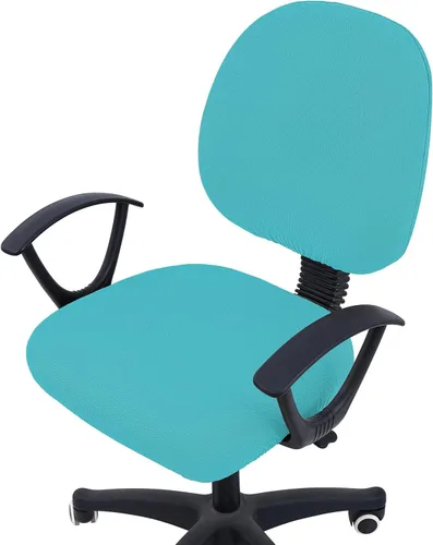 Miniatura 63 de Smiry - Fundas de asiento elásticas para silla de oficina con diseño jacquard, desmontables, lavables, antipolvo, protectores para cojines de silla