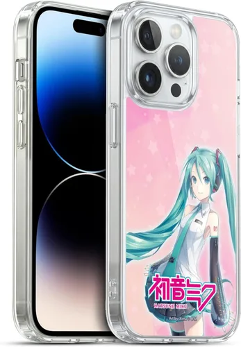 Miniatura 76 de Head Case Designs Licencia Oficial Hatsune Miku Gráficos Lindos Carcasa de Gel [Protección de Grado Militar] Compatible con Apple iPhone 7