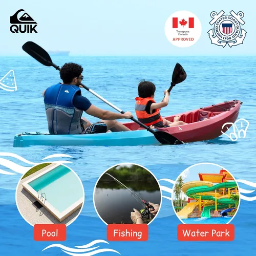 Miniatura 4 de QUIKSILVER USCG Approved Life Jacket for Youth/Kids/Toddler, Lightweight Life Vest Type III PFD, for Boating, Paddleboarding, Kayaking, Waterskiing