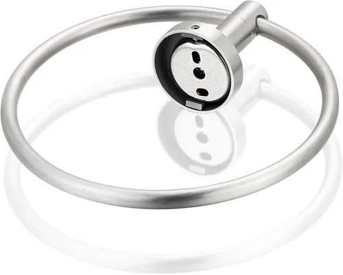 Miniatura 4 de Bahroom Towel Ring Acero inoxidable SUS 304,Soporte de toalla de mano circular,Toallero redondo mate Soporte de pared Toallero de montaje en pared