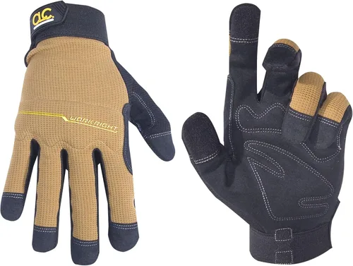 Miniatura 7 de Custom Leathercraft CLC 124L FLUZ FLEX TRABAJE GUANTES DE TRABAJO, RESERVANTE RESERVANTE, DESEGURACIÓN ANTIGUCIDAD, DURANTE, ESTÁNDA, EXCELENTE AÑO