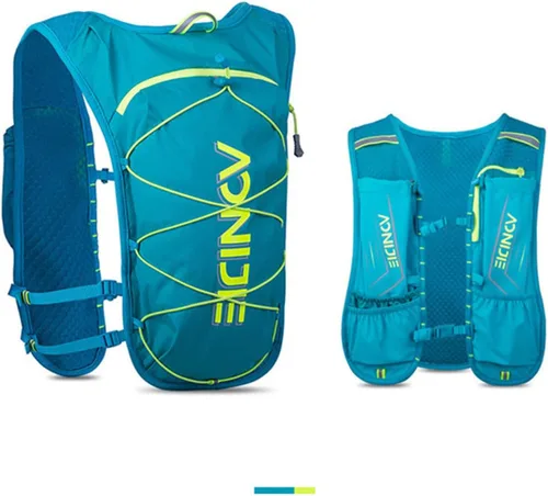 AONIJIE 5L Lightweight Cross-Country Backpack Outdoor Hydration Backpack Hiking Vest Bag Marathon Running Cycling Sport Bag Verde (Mint Green)